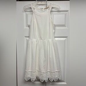 Altar'd State White Lace Hem women’s dress size S